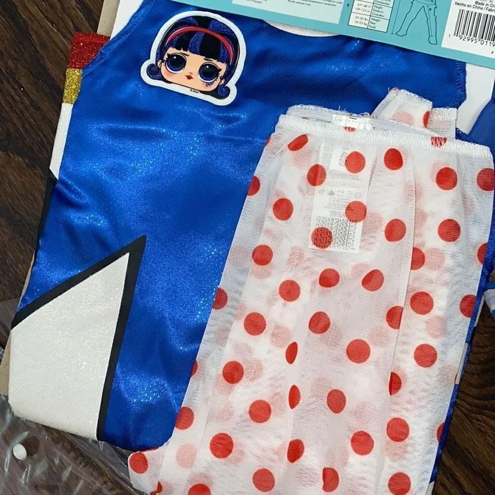 🔥LOL SURPRISE COSTUME POP HEART SZ 4/6x new